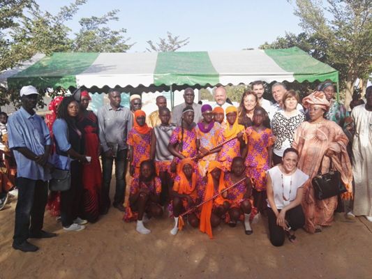  Alcune foto dell'intitolazione della scuola a Domenico Mozzoni in Senegal