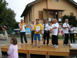 La premiazione dei vincitori della Mararonina del Santo