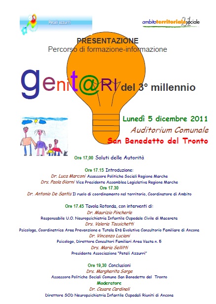 Presentazione Percorso di formazione-informazione "Genit@ri del 3° millennio"