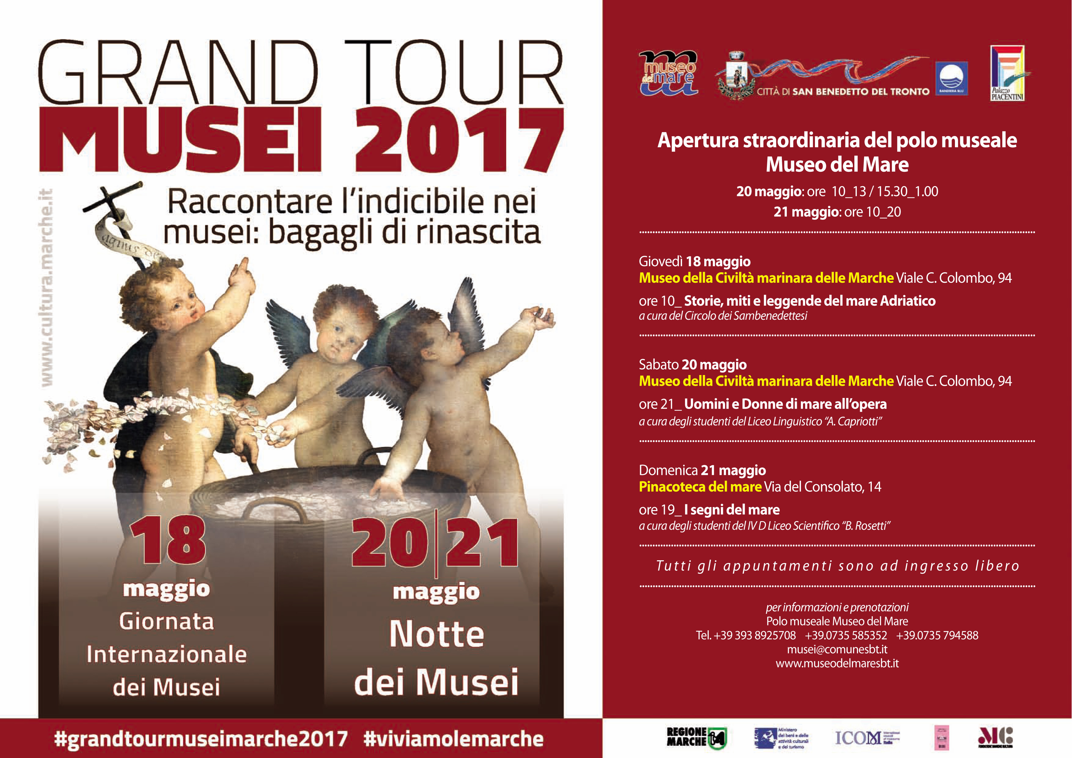 Cartolina del Grand Tour Musei 2017
