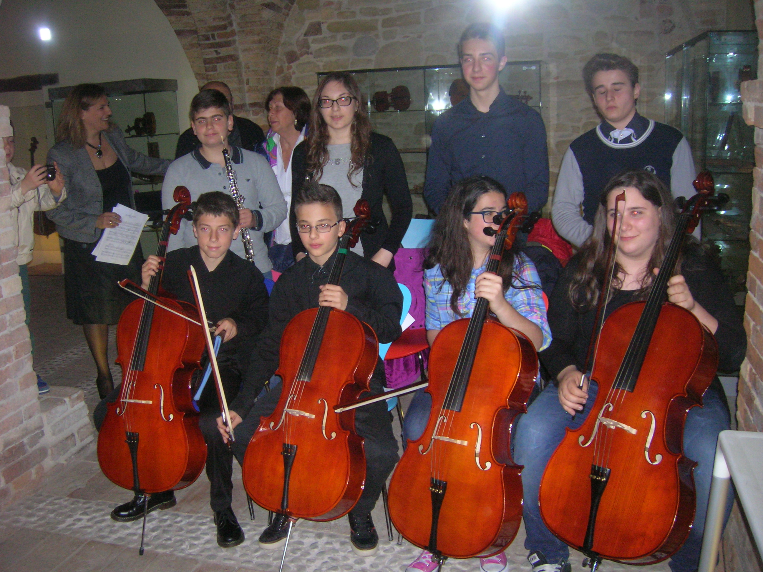 L'Istituto Vivaldi prima del concerto